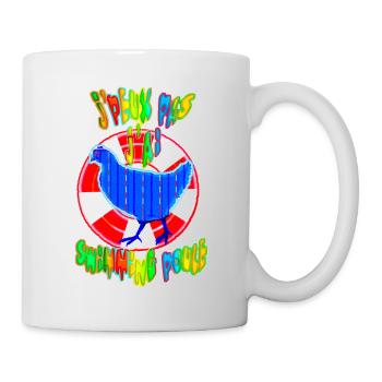J'peux pas, cocotte - Mug blanc - blanc - Droite