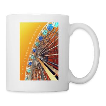 California Dreaming Negativ - Tasse - Weiß - Rechts