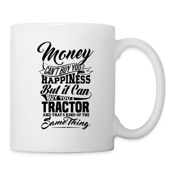 GELD UND TRAKTOR - Tasse - Weiß - Rechts