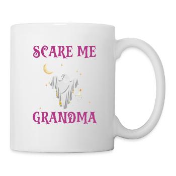 You Can't Scare Me I'm A GRANDMA Ghost Funny - Tasse - Weiß - Rechts