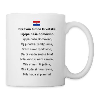 Državna himna Hrvatske: Lijepa naša domovino - Mug - white - Right