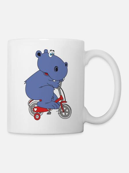 hippo bike hippo sport bike excursion children - Mug - white