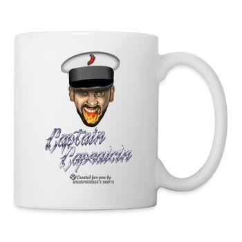Chili Fan Design Capitaine Capsaïcine - Mug blanc - blanc - Droite