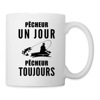 Pêcheur / humour pêche - Mug blanc - blanc - Droite