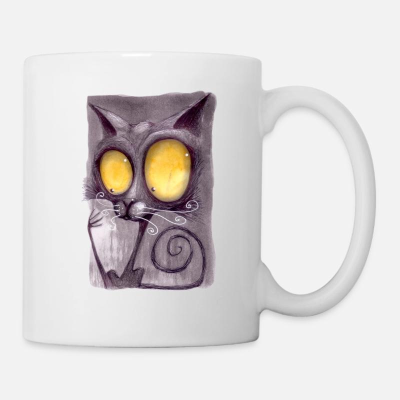 Série Cat 05 - Mug blanc - blanc