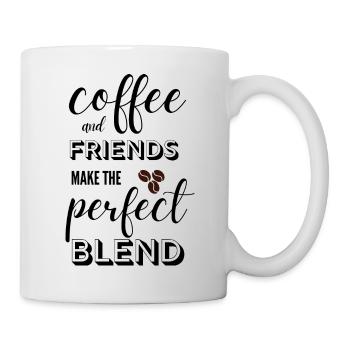 coffee and friends - Mug blanc - blanc - Droite