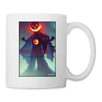 Halloween Pumpkin Monster - Trick or Treat - Mug - white - Right