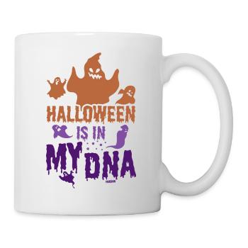 Halloween is in my DNA - Mug - white - Right