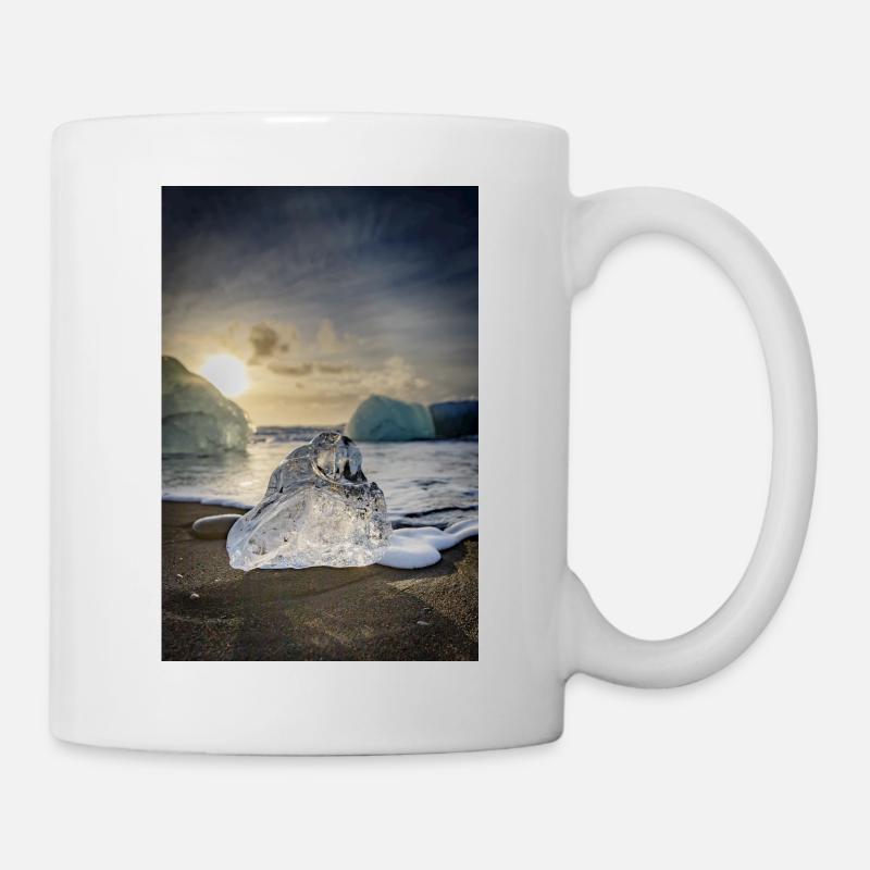 glaçon - Mug blanc - blanc