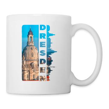 Dresden Germany City Skyline Home Love - Mug - white - Right