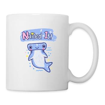 Cute Hammerhead Shark. Nailed It. - Mug - white - Right
