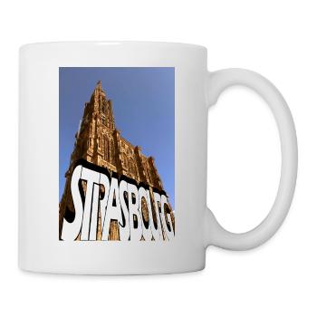 Straßburg Graph Kathedrale - Tasse - Weiß - Rechts