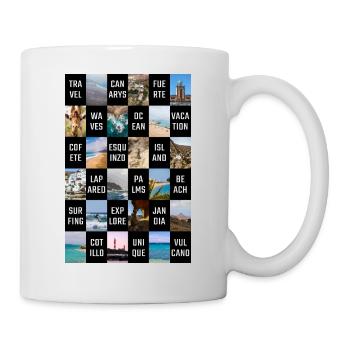 Fuerteventura Raster - Tasse - Weiß - Rechts