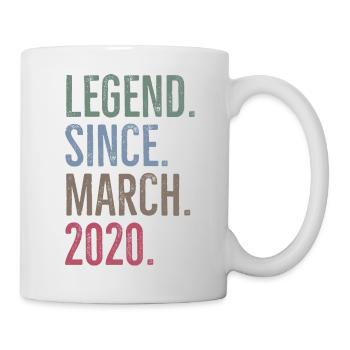 Legende seit März 2020 - Tasse - Weiß - Rechts