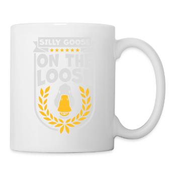 goose on the loose - Tasse - Weiß - Rechts