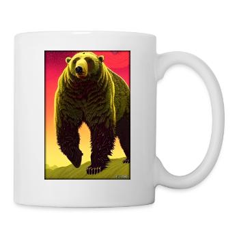 Bear Grizzly Bear Brown Bear Predator Wildlife Forest 1 - Mug - white - Right