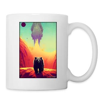 Bear Grizzly Bear Brown Bear Predator Wildlife Forest 3 - Mug - white - Right