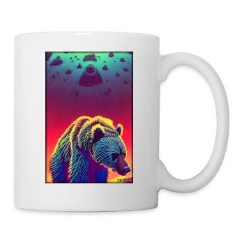 Bear Grizzly Bear Brown Bear Predator Wildlife Forest 5 - Mug - white - Right