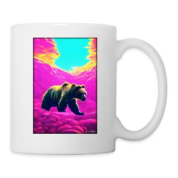 Bear Grizzly Bear Brown Bear Predator Wildlife Forest 10 - Mug - white - Right