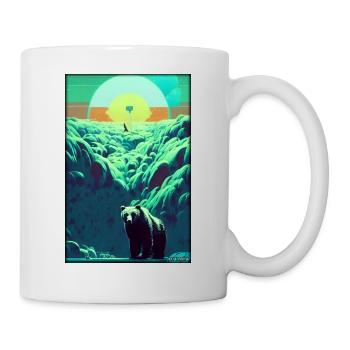 Bear Grizzly Bear Brown Bear Predator Wildlife Forest 8 - Mug - white - Right
