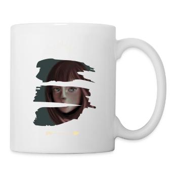 Frau mit mond - Tasse - Weiß - Rechts