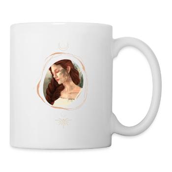Frau im Portrait - Tasse - Weiß - Rechts