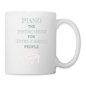 Instrument de piano pour les personnes intelligentes Retro Mint - Mug blanc - blanc - Droite