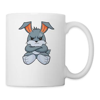 Non Lapin paresseux drôle - Mug blanc - blanc - Droite