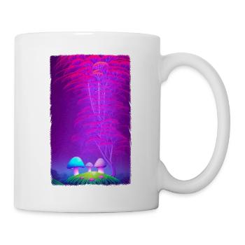 Pilze vertikal 3 - Tasse - Weiß - Rechts