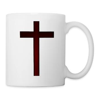 Christliches Kreuz Vertrauen in Gott Jesus 01 - Tasse - Weiß - Rechts