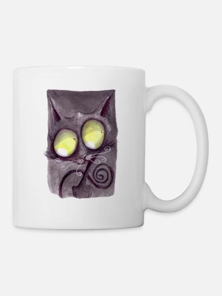 Serial Cat 19 - Mug blanc - blanc