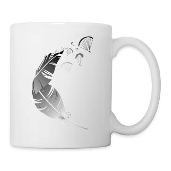 Parapente de printemps - Mug blanc - blanc - Droite