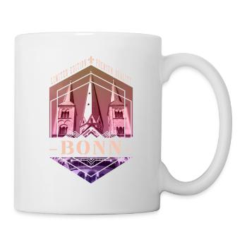 Bonn Deutschland Stadt Skyline Heimat Liebe - Tasse - Weiß - Rechts
