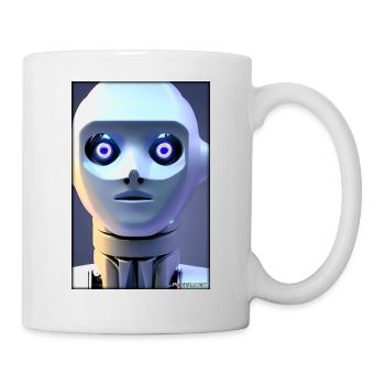 Robot Future Technology Science Android - Mug - white - Right