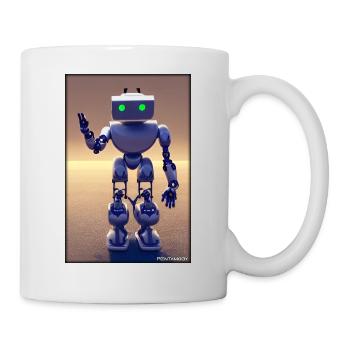 Robot Future Technology Science Android - Mug - white - Right