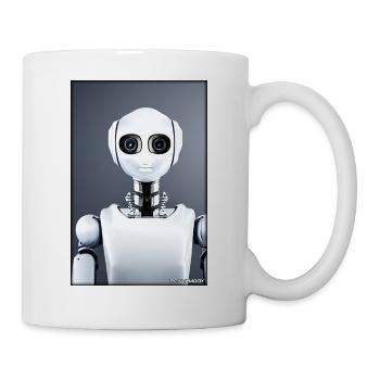 Robot Future Technology Science Android - Mug - white - Right