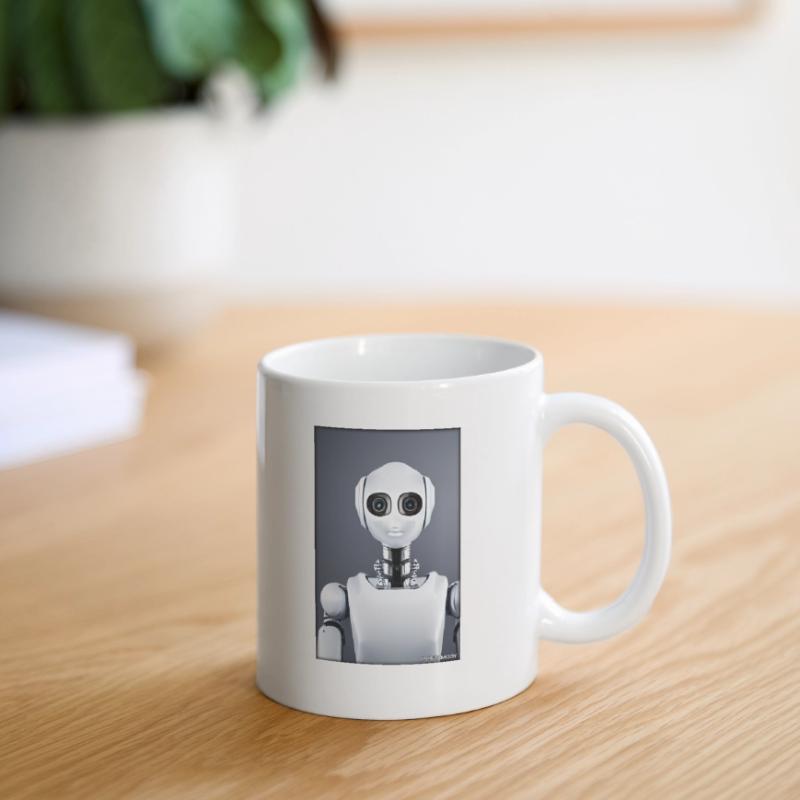 Robot Future Technology Science Android Mug blanc