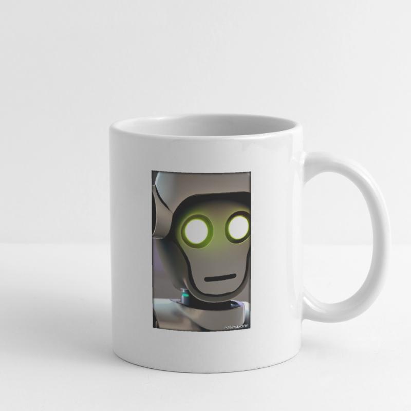 Robot Future Technology Science Android Mug blanc