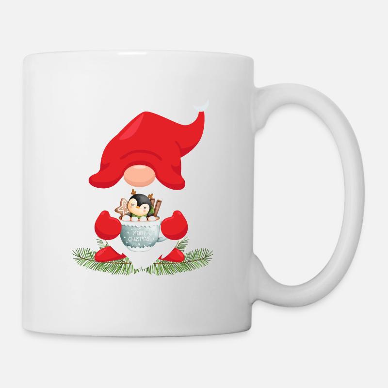 Weihnachtswichtel - Tasse - Weiß