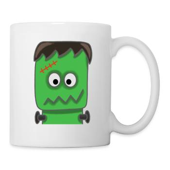 grünes Monster - Tasse - Weiß - Rechts