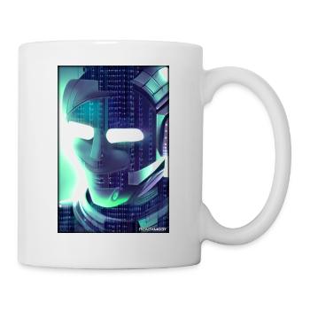 Robot Future Science Sci-Fi Machine - Mug - white - Right