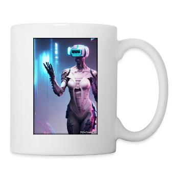 Robot Future Science Sci-Fi Machine - Mug - white - Right