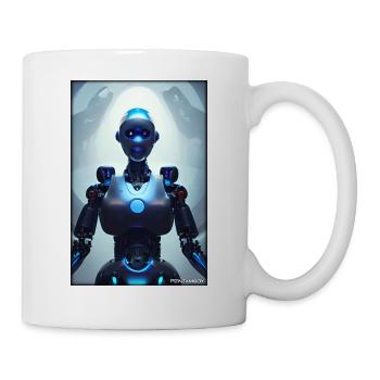 Robot Future Science Sci-Fi Machine - Mug - white - Right