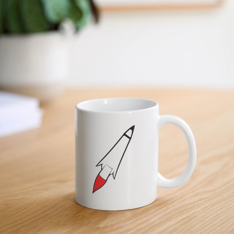 Spacecraft Rocket Space Space Flight Vector Mug