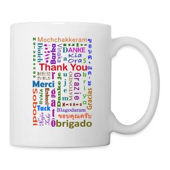 Thank You 1 - Mug blanc - blanc - Droite