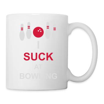 Je suis nul au bowling - Mug blanc - blanc - Droite