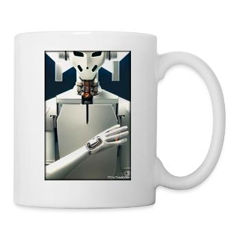 Robot Future Technology Science Android - Mug - white - Right
