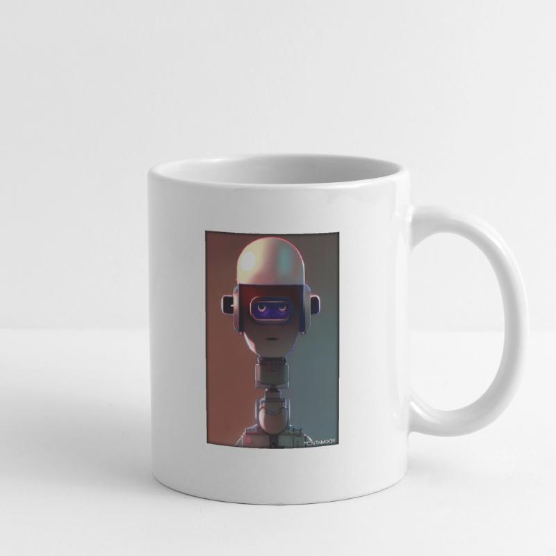 Robot Future Technology Science Android Mug blanc