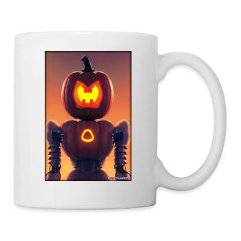 Robots Halloween Future Technology Science - Mug - white - Right