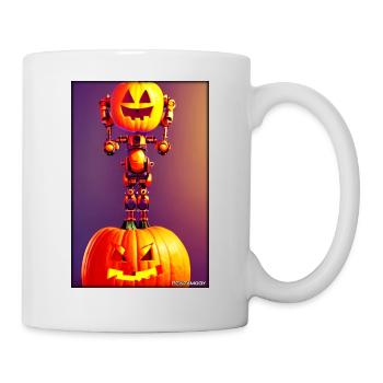 Robots Halloween Future Technology Science - Mug - white - Right